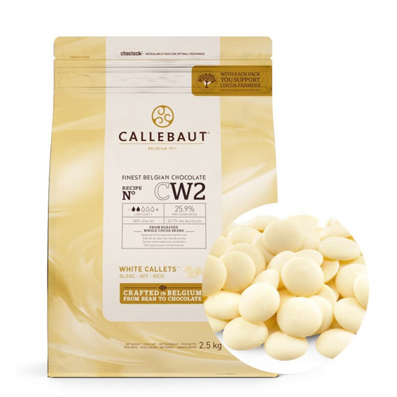 Шоколад Callebaut Белый 25,9% 2,5кг